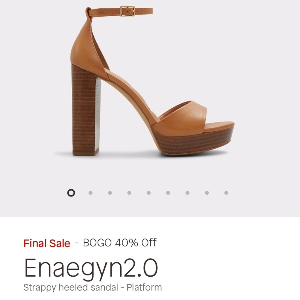 Aldo Platform Sandals - Size 9